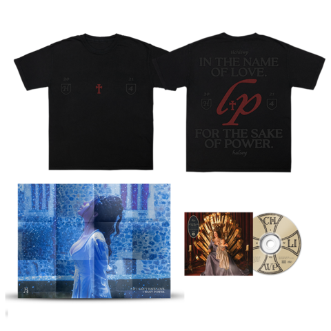 If I Can't Have Love, I Want Power (CD + T-Shirt + Poster) von Halsey - CD + T-Shirt + Poster jetzt im Halsey Store